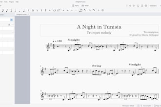 transcribe any melody, bass line, or chord progression