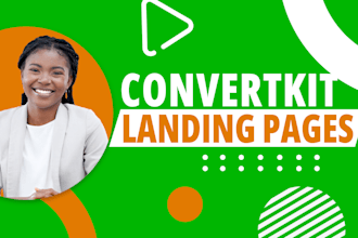 create high converting convertkit pages for lead generation and email growth