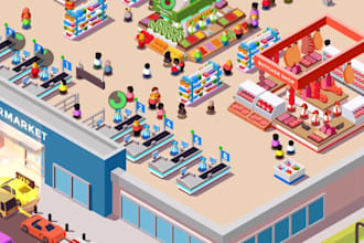 develop unity multiplayer game, idle tycoon simulation puzzle unity games
