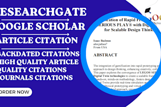 backdate citations, increase google scholar citations using researchgate
