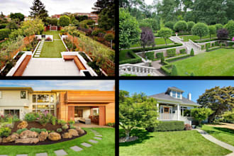 do landscape design, pool, terrace, garden, front, backyard design, hardscape