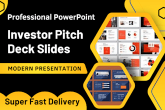 create powerpoint investor sales pitch deck google slides  design redesign ppt