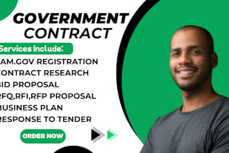 find rfp, write bid proposal, winning government contract, rfq, respond to rfp