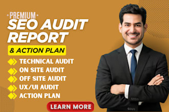 provide a website SEO audit report with action plan