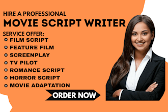 movie script, screenplay, screenwriting, script writing, movie script tv series