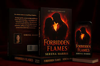 design sensual romance modern book cover design kdp book cover illustration