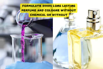 formulate 24hrs long lasting perfume and cologne without chemical or with