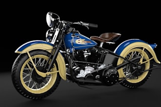 do 3d realistic motorcycles, 3d lambretta, ue5 game assets