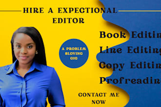 provide developmental, copy, and line editing for your ebook or memoir