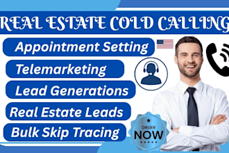 real estate calls, telemarketing, cold calling, appointment setting