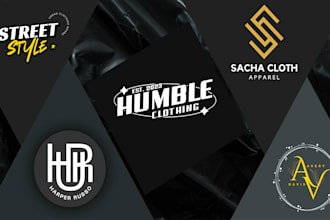 design minimalist initials, monogram, and urban clothing brand logo