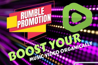 do organic rumble video promotion for your channel growth