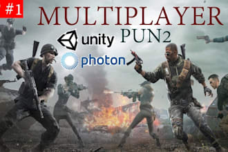 create unity game, fighting game, multiplayer game, horror game, unity vfx