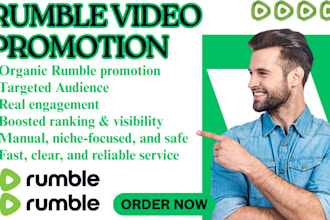 do organic rumble video promotion to boost visibility, rumble channel promotion