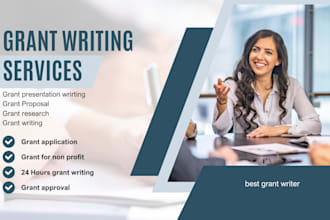 do 24 hours grant writing grant research grant presentation for small business