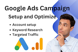 setup and optimize google ads campaign