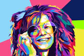 make unique style wpap pop art portrait