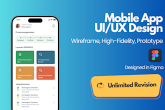 design modern and user friendly mobile app UI in figma