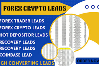 filter hot forex crypto leads depositor lead investors, forex traders email list