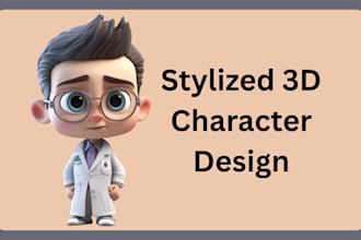 model a stylized 3d character for games or animation