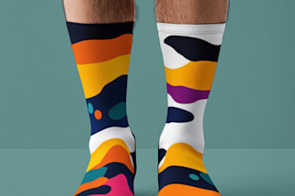 design unique socks design for your brand