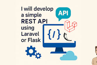 api rest with laravel or flask