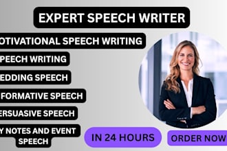 write an amazing informative, persuasive, motivational speech, wedding speech