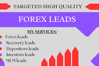 deliver live and verified forex recovery leads