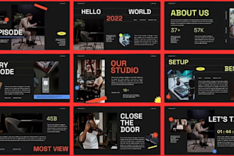 design pitch deck presentation for movie film pitch deck TV series shows slides