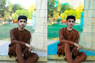 do professional photo editing, retouching and color grading