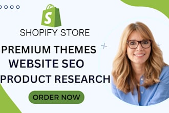 build shopify website, build shopify store, design shopify dropshipping store