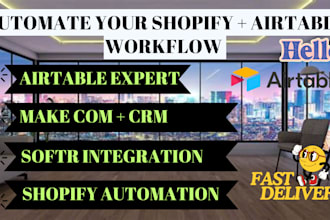 do airtable and shopify build custom databases automation softr apps no code