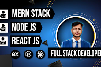 full stack website development as full stack developer, mern stack developer