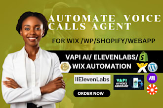 build vapi ai voice call agent elevenlabs wix wp website booking appointment wix