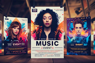 create excellent event flyer and church flyer design