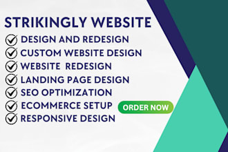 design strikingly jimdo onepageio ionos landing page website developer design