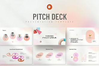 do powerpoint presentation design, investors pitch deck and powerpoint template