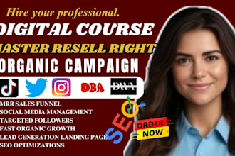 promote master resell rights course, dba,dwa digital course with email marketing