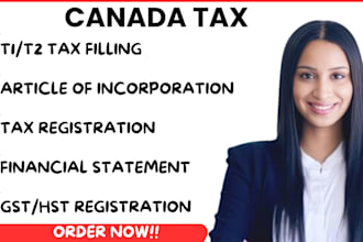 file US UK canada corporation tax, t1 t2 tax business setup