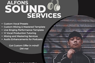 make a custom industry standard vocal or mixing template