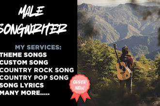 be your male vocalist male country singer country indie rock singer metal rock