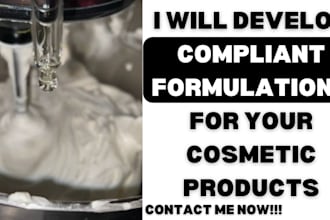 develop compliant formulations for your cosmetic products