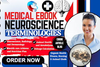 write healthcare articles, medical ebook, metabolism, neuroscience ebook writer