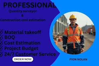 prepare accurate construction cost estimation, and takeoffs