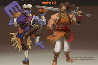 draw your character concept art, dnd, tabletop, fanart