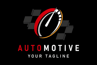 design modern auto detailing, car wash, automotive logo