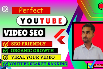 do youtube channel SEO and video optimization for top ranking on search result