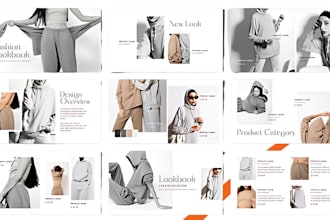 design a luxury minimalist lookbook for your fashion, beauty or lifestyle brand