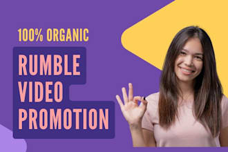 be your youtube, rumble growth manager, optimizing uploads with SEO
