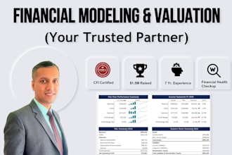 provide data backed investor ready financial model and valuation